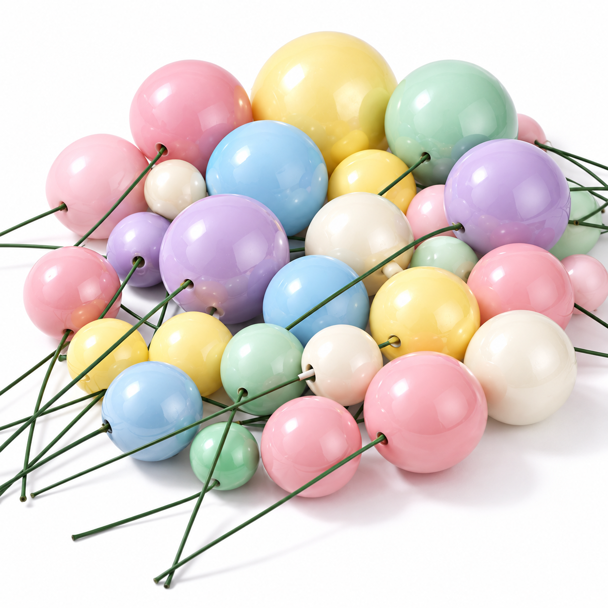 Illustration of Faux balls — 4-piece pack