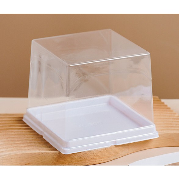 Generic packaging reference for 6-inch clear bento cake box