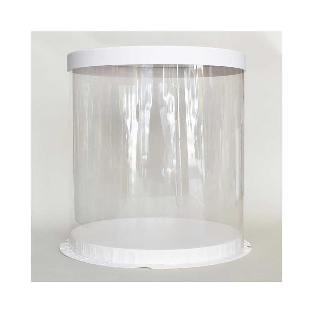 Generic packaging reference for Round white cake box
