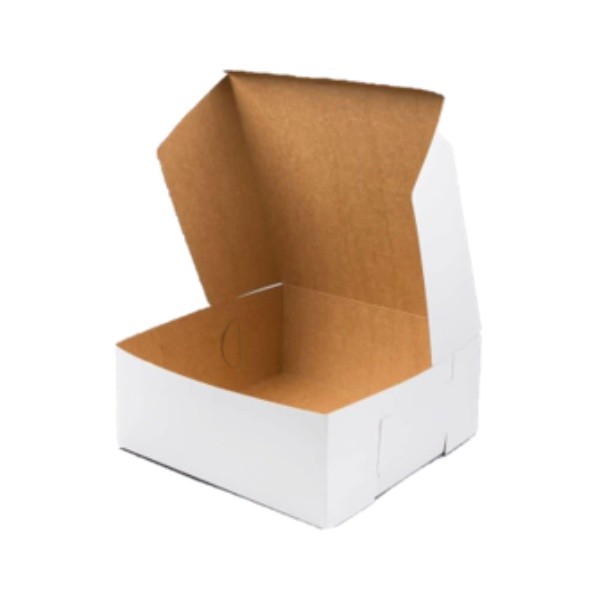 Generic packaging reference for Standard white cake box