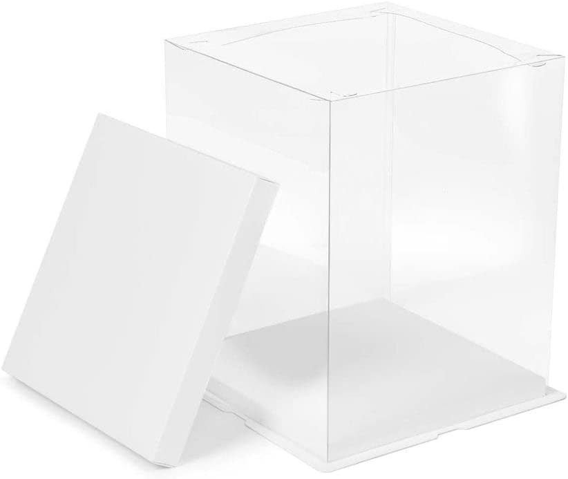 Generic packaging reference for Tall clear cake box